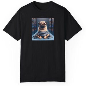 Krypto Technologies™ Unisex Garment-Dyed T-shirt - Pug Version